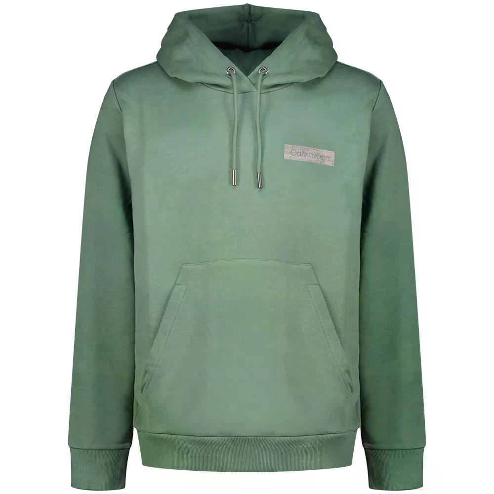 カルバン クライン レイズド コンクリート ロゴ フーディー （ DarkForest ） | CALVIN KLEIN Raised Concrete Logo  hoodie  [t]