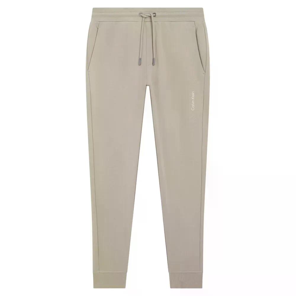 カルバン クラはたご屋 ストラクチャード 刺しゅう 汗水 ズボン下 （ VintageKhaki ） | CALVIN KLEIN Structured Embroidery sweat pants  [t]