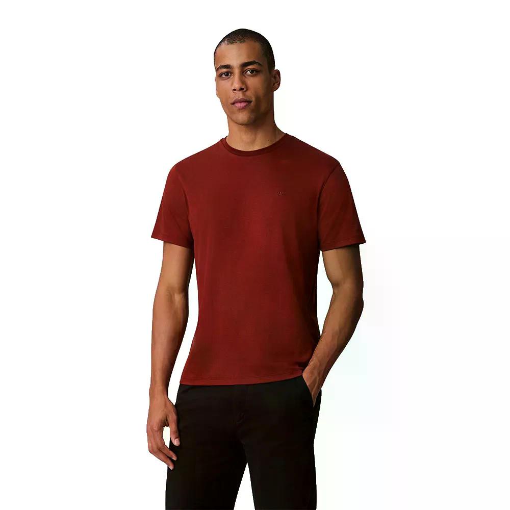 カルバン クライン スーピマ コットン ショート スリーブ ティーシャツ （ AcademicRed ） | CALVIN KLEIN Supima Cotton short sleeve T-shirt [t]