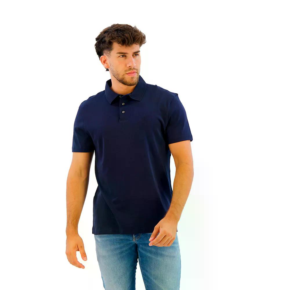 カルバン クラはたご屋 スーピマ イーエムビー 遊撃手 捩り ポロ （ DarkSapphire ） | CALVIN KLEIN Supima EMB short sleeve polo  [t]