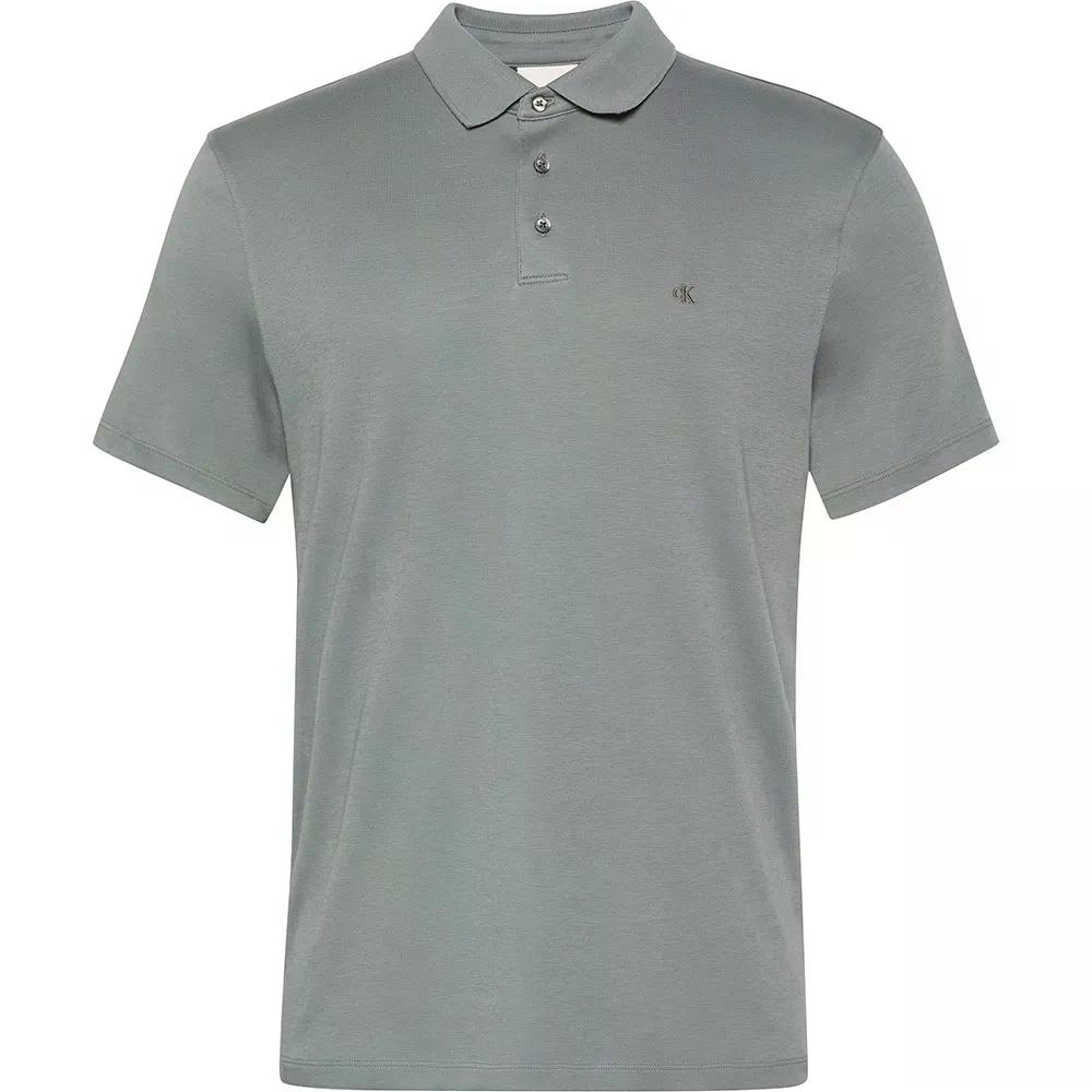 カルバン クラはたご屋 スーピマ イーエムビー 遊撃手 捩り ポロ （ SedonaSage ） | CALVIN KLEIN Supima EMB short sleeve polo  [t]