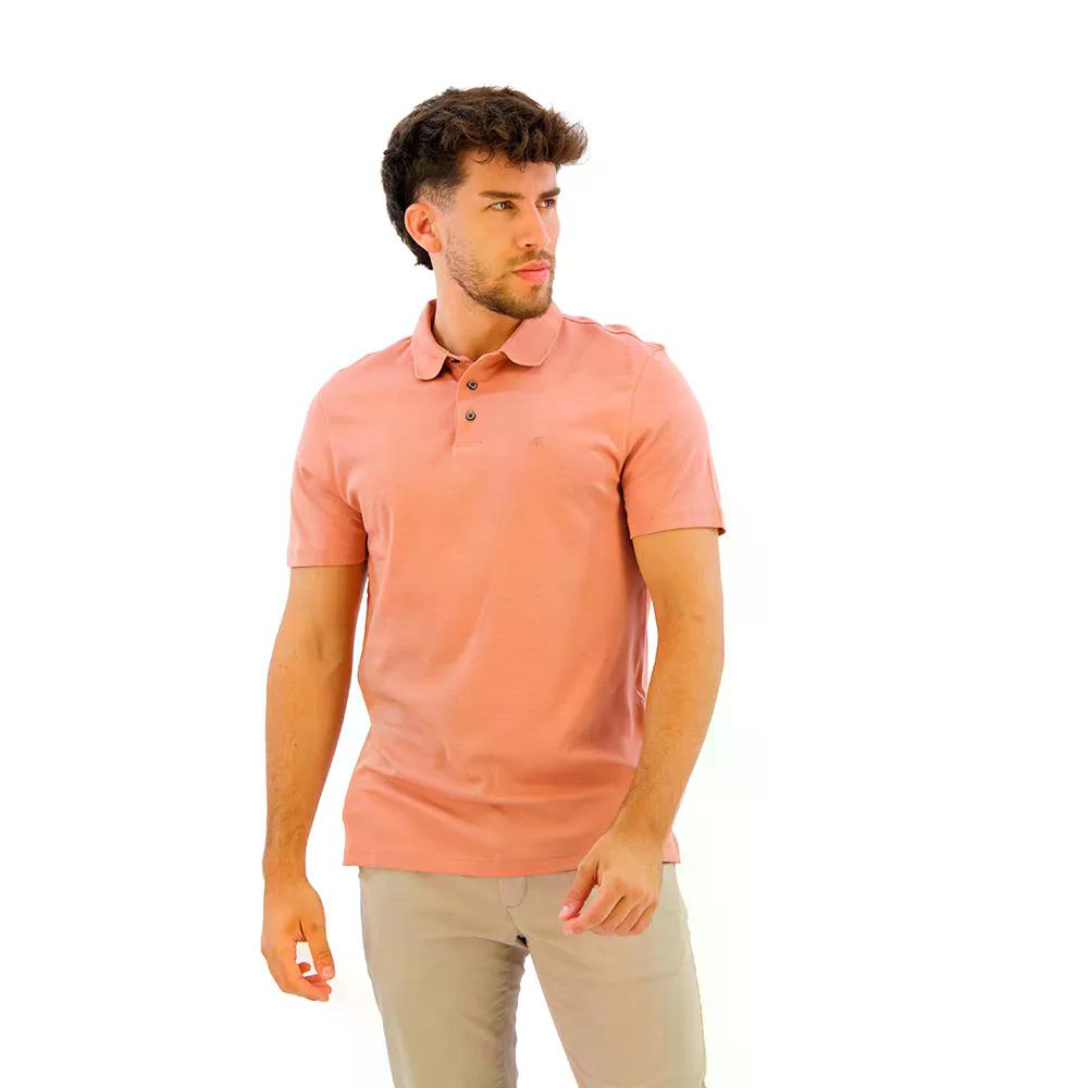 カルバン クラはたご屋 スーピマ イーエムビー 遊撃手 捩り ポロ （ SunsetRose ） | CALVIN KLEIN Supima EMB short sleeve polo  [t]