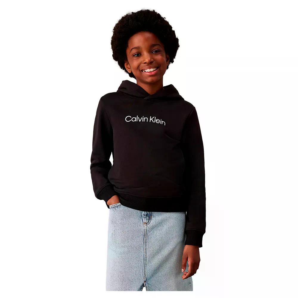 カルバン クラはたご屋 IU0IU00679 御坊っちゃん フーディー （ Black ） | CALVIN KLEIN IU0IU00679 Junior hoodie   [t]