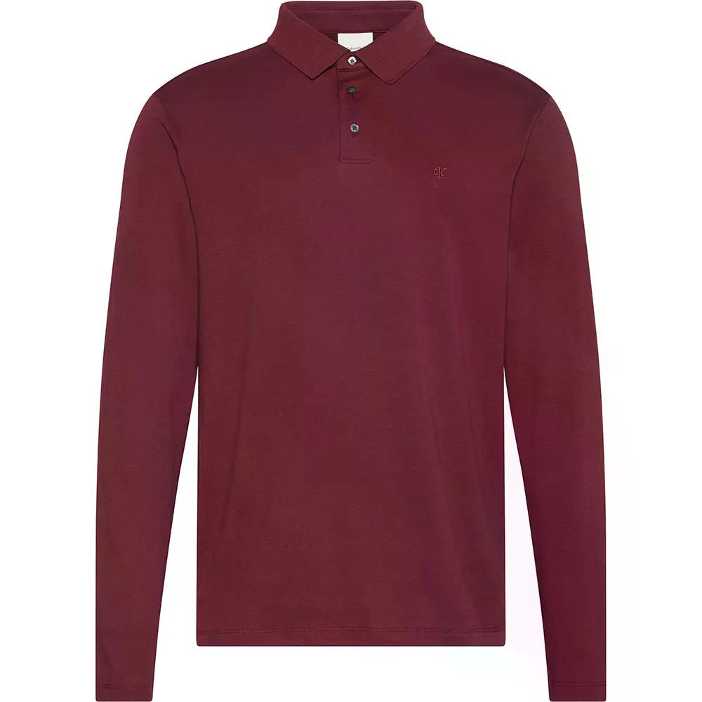 カルバン クライン スーピマ ロング スリーブ ポロ （ RenaissanceRed ） | CALVIN KLEIN Supima long sleeve polo [t]｜クライムスワールド 店