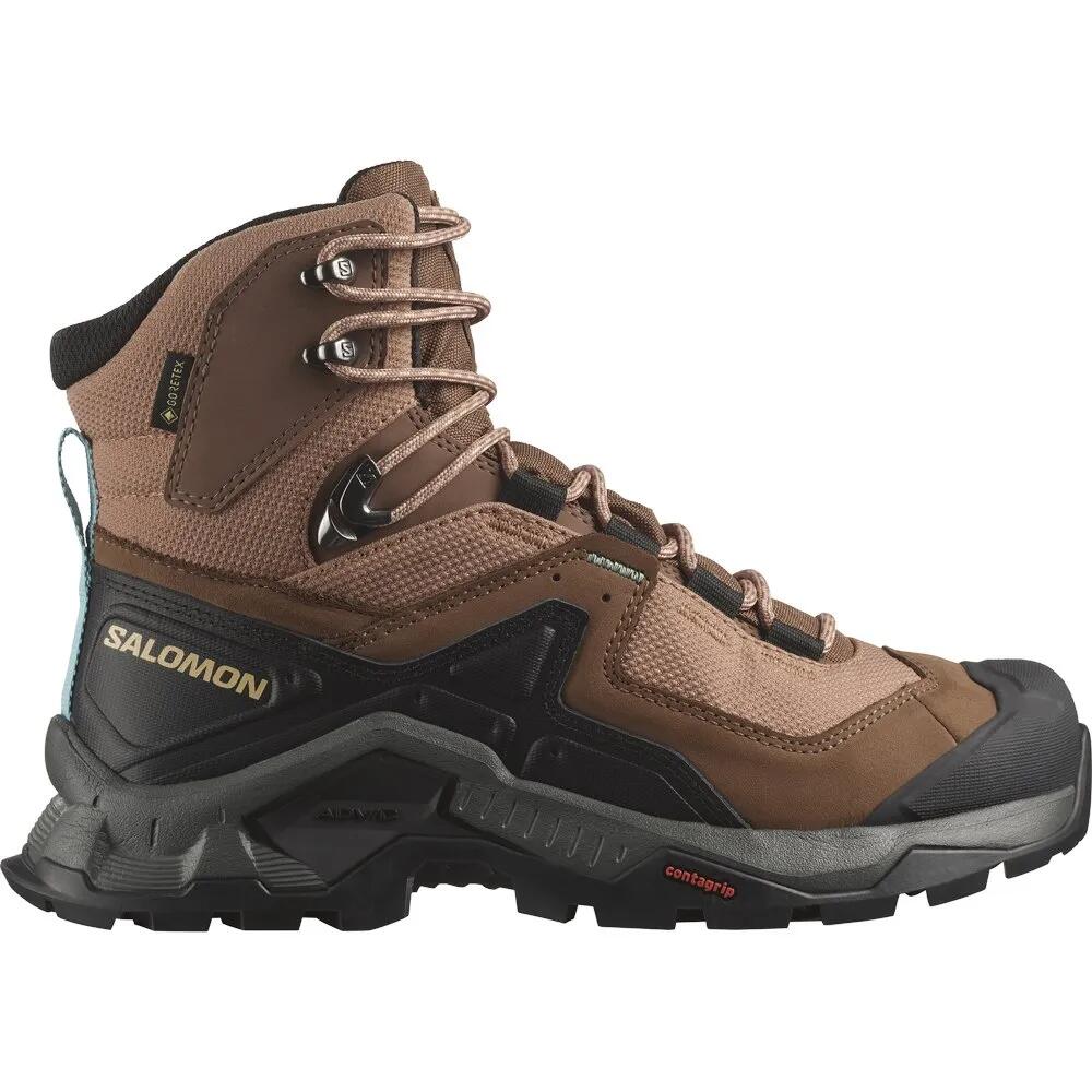 サロモン クエスト エレメント ゴアテックス ハイキング ブーツ （ MochaMousse/Pewter/MarineBlue ） | SALOMON Quest Element gore-tex hiking boots [t]