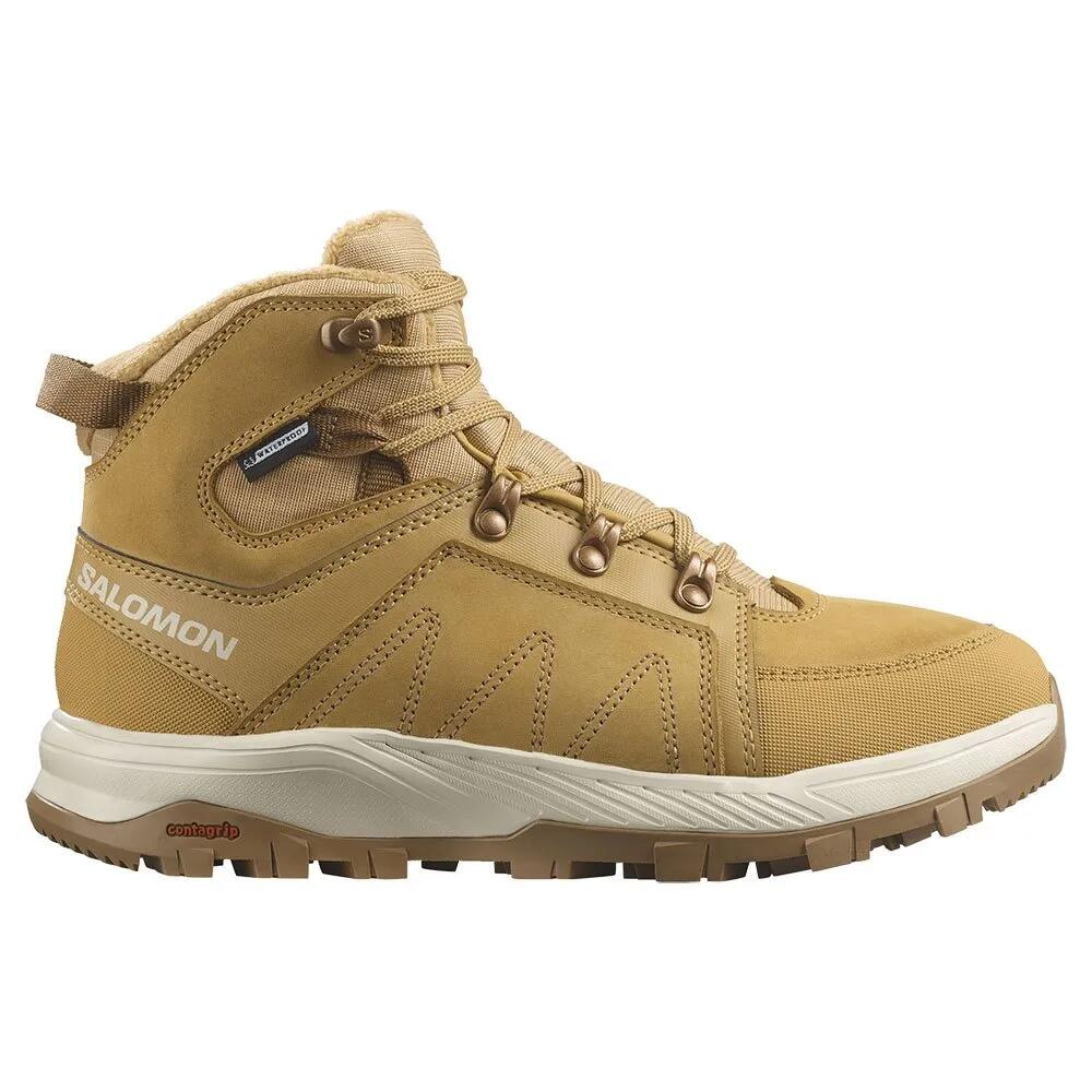 サロモン アウトチル TS CS WP 山歩き ブーツ （ Taffy/AlmondMilk/Rawhide ） | SALOMON Outchill TS CS WP hiking boots [t] 靴・ブーツ-スポーツ・アウトドア-登山・クライミング
