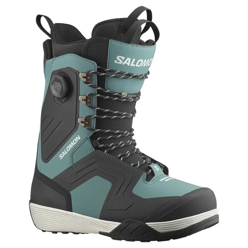 サロモン ダイアログ レース SJ ボア スノーボード ブーツ （ MallardGreen/Black/SeaFoam ） | SALOMON Dialogue Lace SJ BOA Snowboard Boots [t]