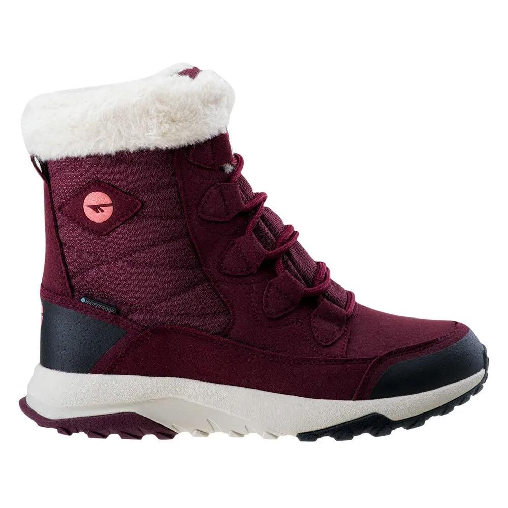 ハイテック メスティア ミッド ダブリューピー ハイキングブーツ ウィメンズ （ Dark Rose / Watermelon Red / Beige ） | HI-TEC Mestia Mid WP hiking boots Women [t]｜クライムスワールド 店