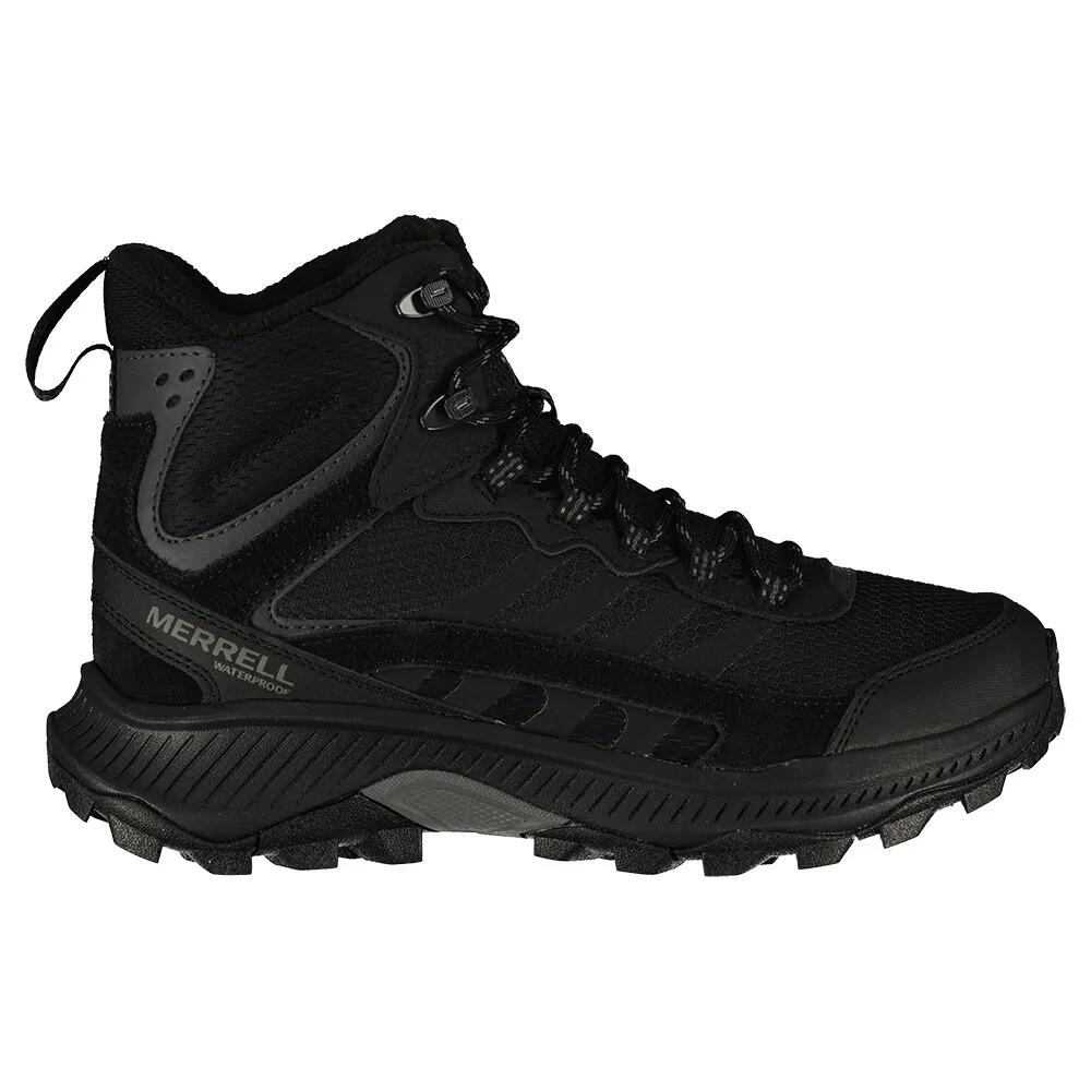 メレル スピード ストライク ツー サーモ ミッド ダブリューピー ハイキングブーツ ウィメンズ （ Black ） | MERRELL Speed Strike 2 Thermo Mid WP hiking boots Women [t]｜クライムスワールド 店