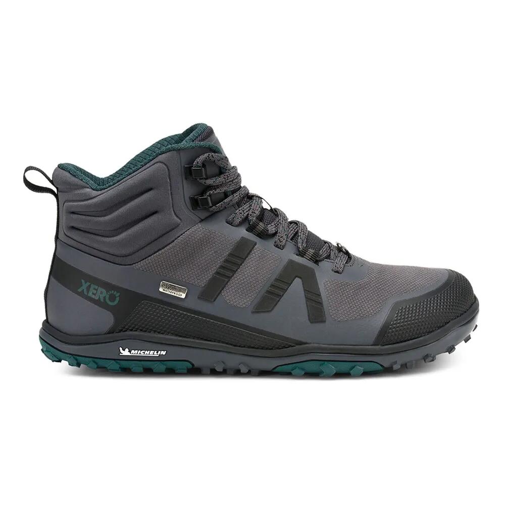 皆無シューズ スクランブラー ミッド ツー ダブリューピー 山歩きブーツ ウィメンズ （ Asphalt / Sea Moss ） | XERO SHOES Scrambler Mid II WP hiking boots Women [t]