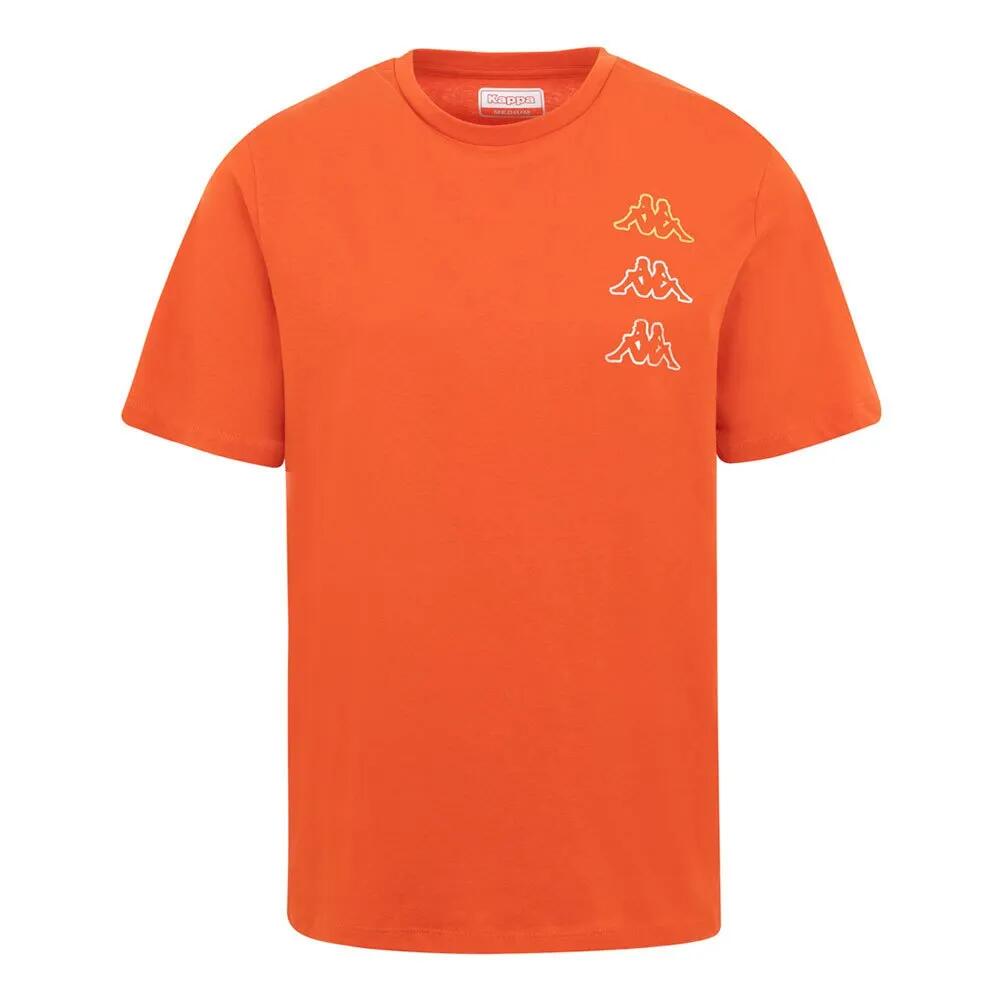 カッパ ケミリア ショートスリーブ Tシャツ レディース （ Orange Rust ） | KAPPA Kemilia short sleeve T-shirt Women [t]