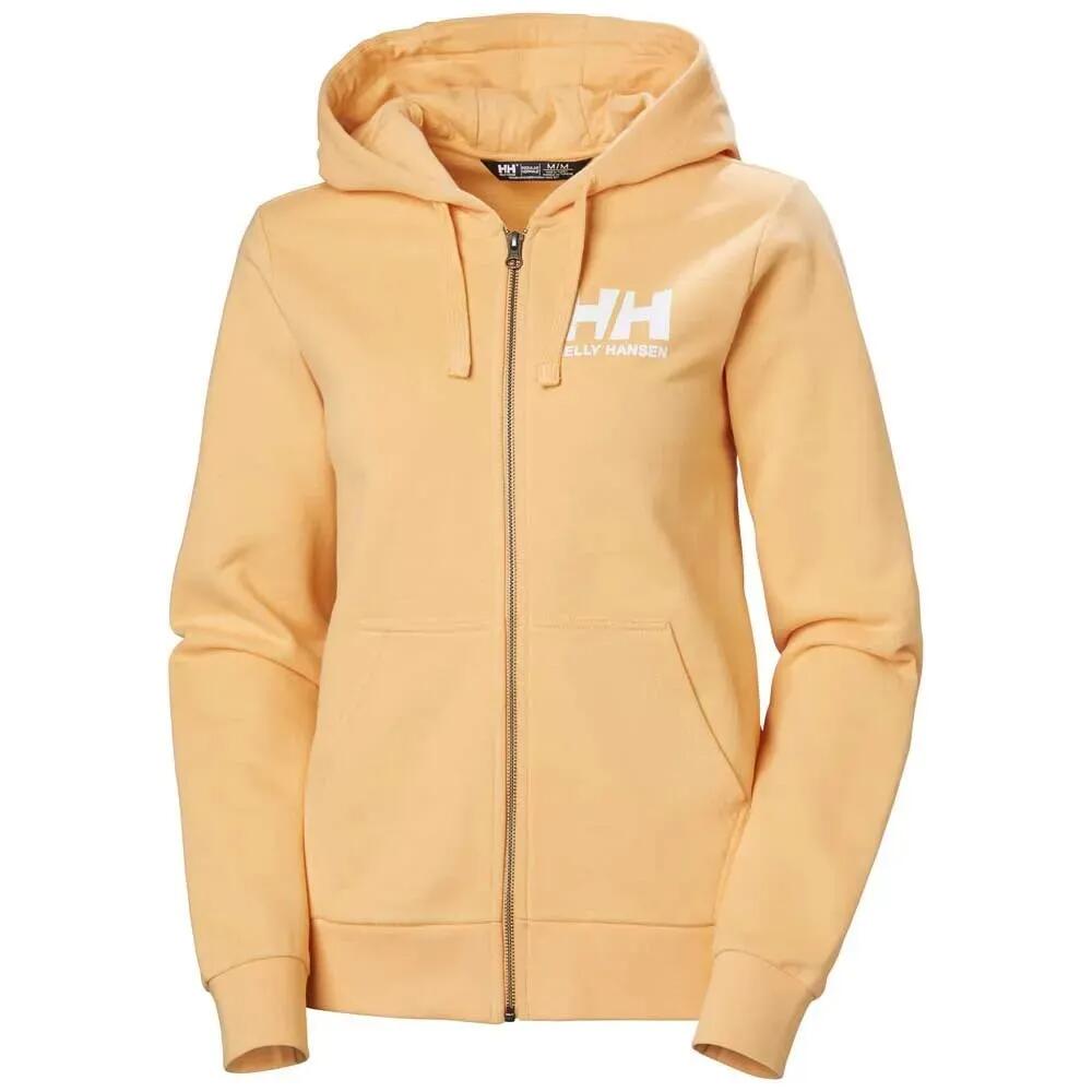 ヘリーハンセン ロゴ フルジップ 2.0 フルジップ スウェットシャツ レディース （ Miami Peach ） | HELLY HANSEN Logo Full Zip 2.0 full zip sweatshirt Women [t]｜クライムスワールド 店