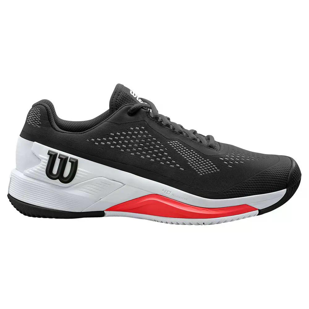 ウィルソン ラッシュ プロ 4.0 シューズ （ Black/White/PoppyRed ） | WILSON Rush Pro 4.0 Shoes  [t]