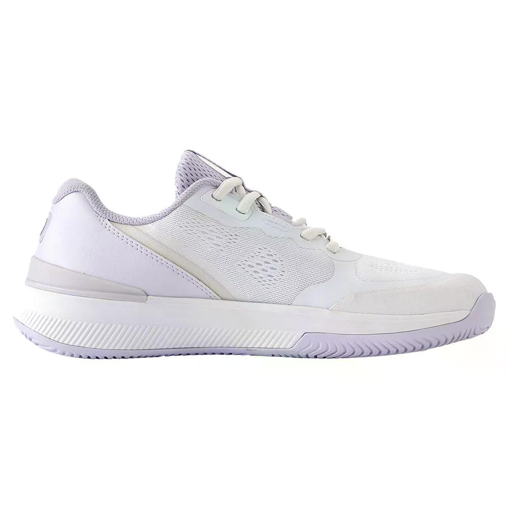ウィルソン イントリーグ 労働者階級 IW オール厚地の外套 庭球シューズ レディース （ White/LavenderBlue/Silver ）   [t]