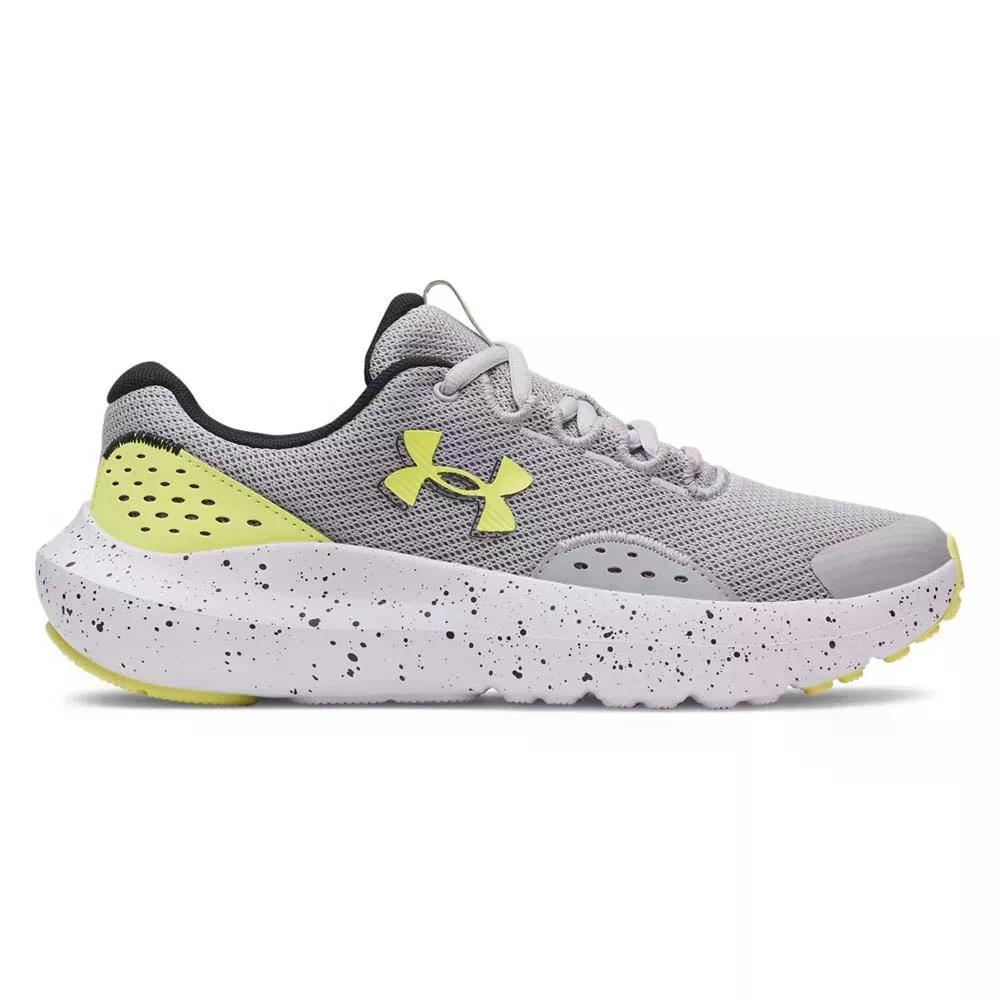 UNDER ARMOUR GS Surge 4 ランニングシューズ （ Gray ） [t]