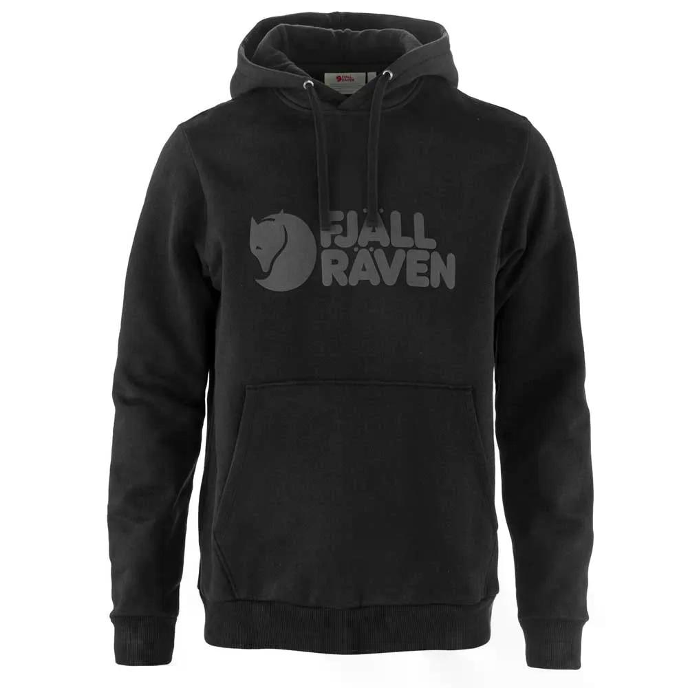 Fjallraven Logo パーカー （ Black ）  [t]