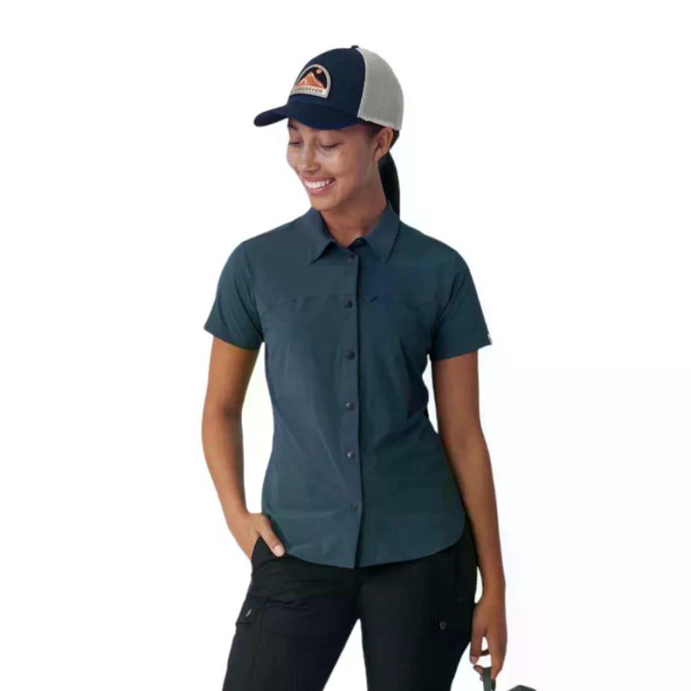 Fjallraven High Coast Lite 半袖ティーシャツ （ Navy ）  [t]