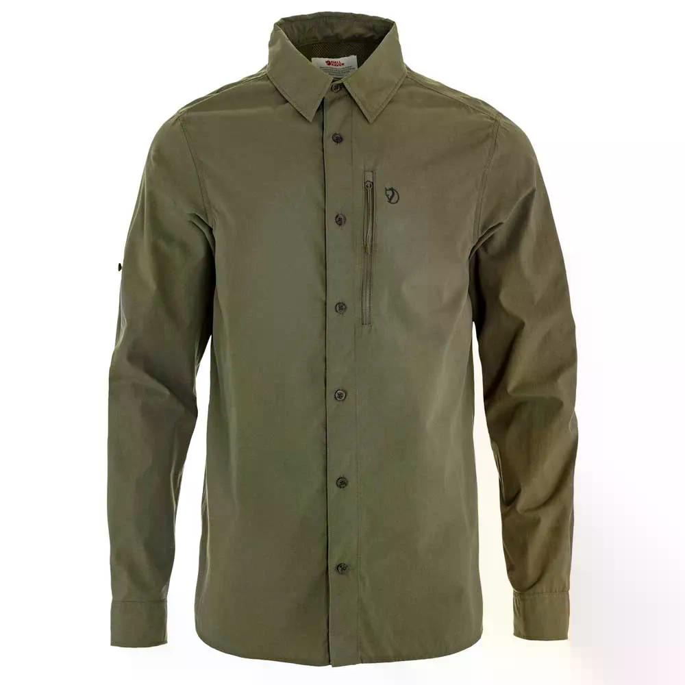 フェールラーベン アビスコ 山歩き ロング捩り プルオーバー （ LaurelGreen ） | Fjallraven Abisko Hike Long Sleeve Shirt  [t]