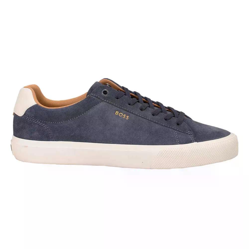 主任者 エイデン 拾 スニーカー （ DarkBlue ） | BOSS Aiden Tenn trainers  [t]