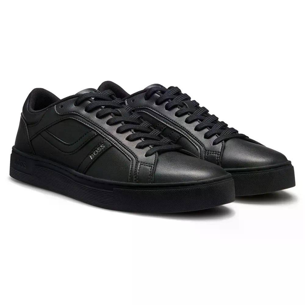 雇い主 借り上げる PU 10249963 スニーカー （ Black ） | BOSS Rhys Pu 10249963 trainers  [t]