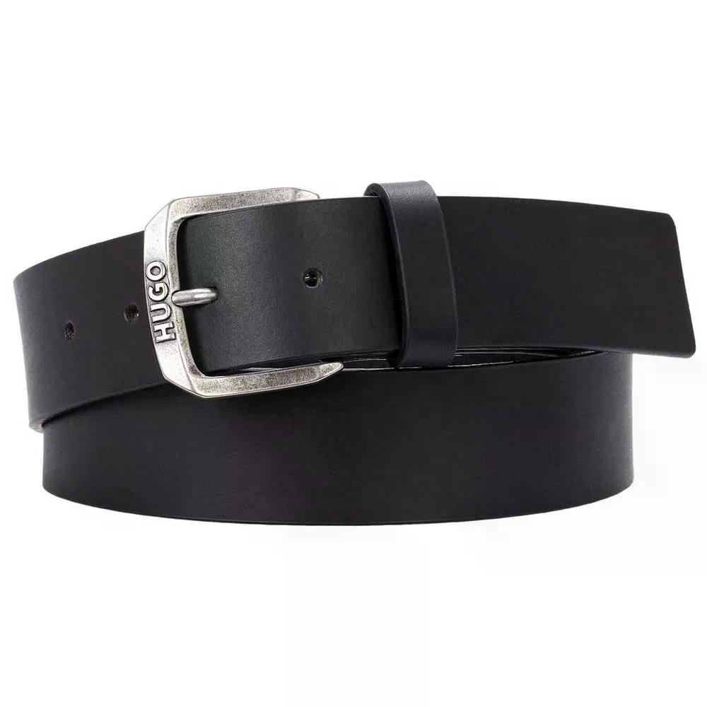 ヒューゴ ベルカー ブルー レザー ベルト （ Black ） | HUGO Berker BLUE 革belt [t]
