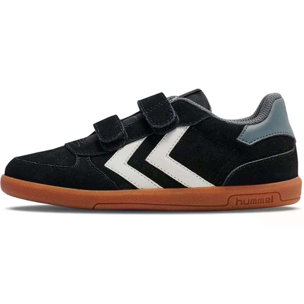 ヒュンメル ヴィクトリー スエードクロス II お坊っちゃん トレーナーズ （ Anthracite ） | HUMMEL Victory Suede II Junior trainers  [t]