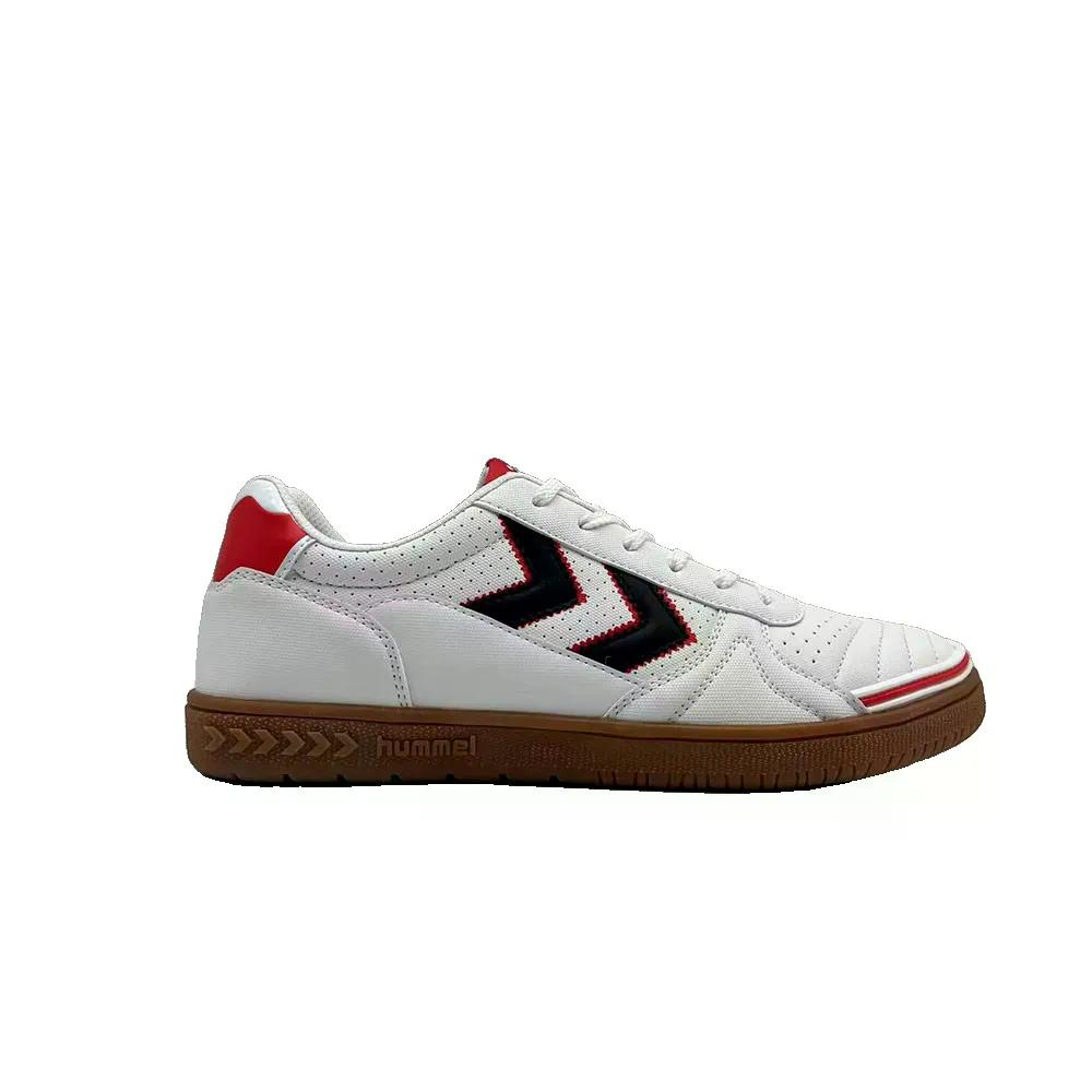 ヒュンメル プレイフル インドア トレーナーズ （ White/Red ） | HUMMEL Playfulindoor trainers  [t]
