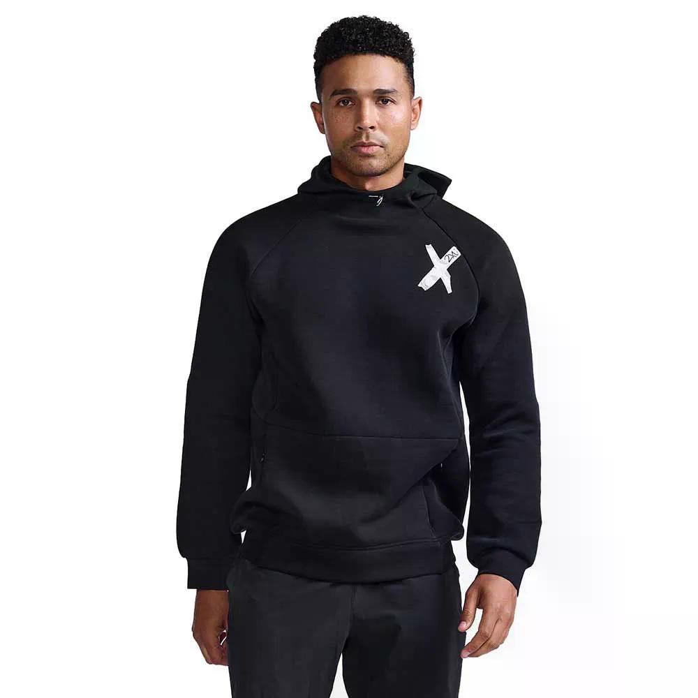 ツータイムズユー ジーメンスション パーカー （ Black/White ） | 2XU Motion Hoodie  [t]
