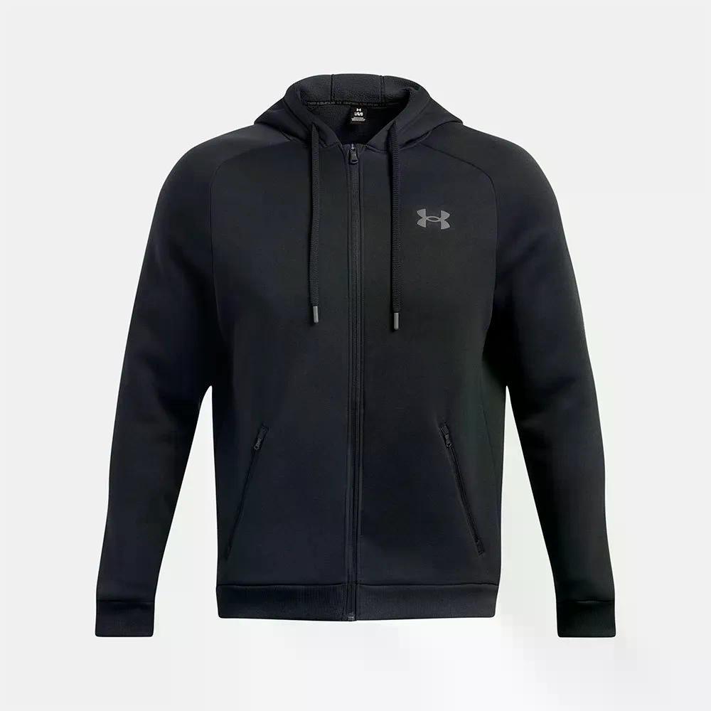 アンダーアーマー フリース プロ フルジップ スウェットシャツ （ Black/Castlerock ） | UNDER ARMOUR Fleece Pro full zip sweatshirt [t]