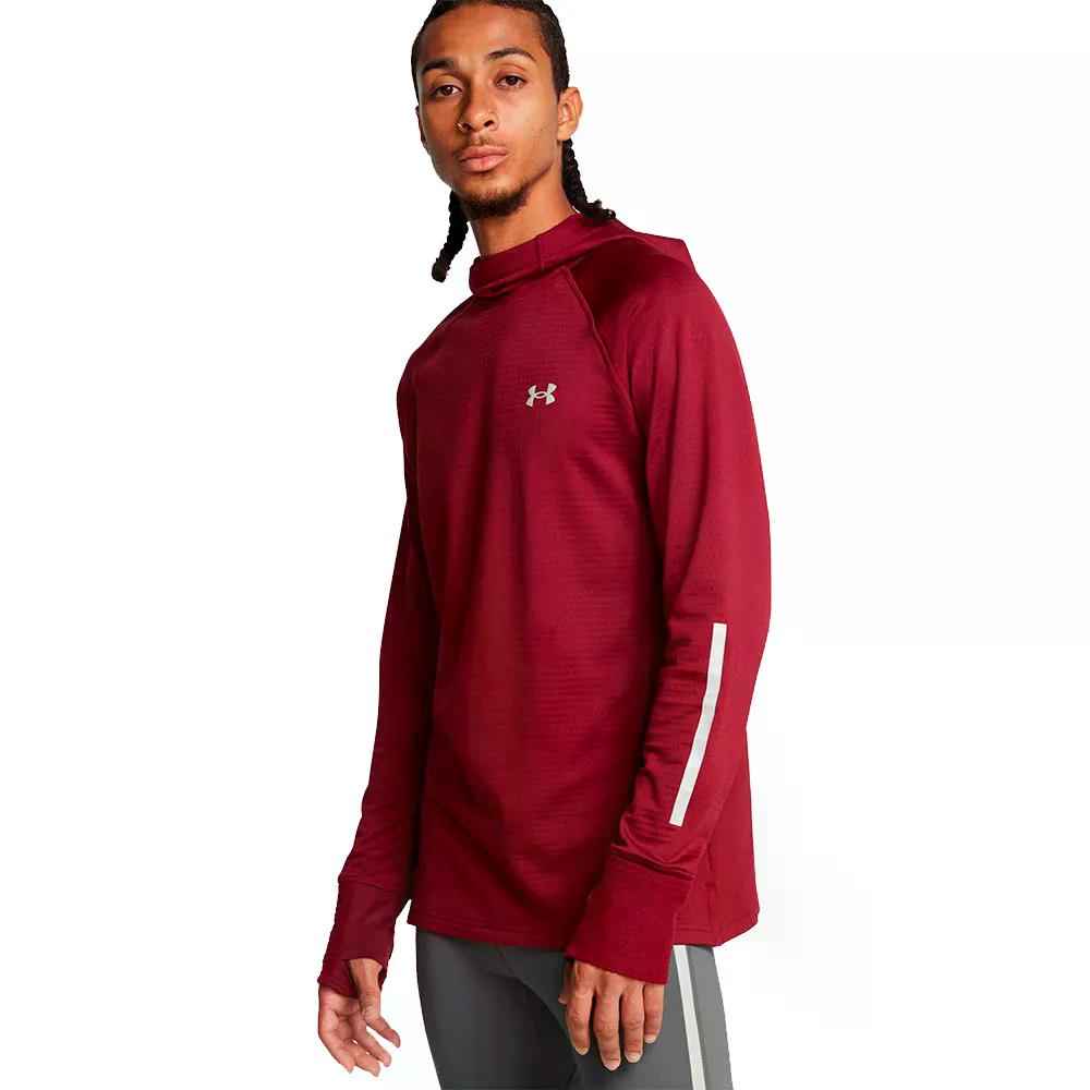 アンダーアーマー ローンチ エリート CW バラクラバ パーカー （ Cardinal/Reflective ） | UNDER ARMOUR Launch Elite CW Balaclava Hoodie [t]