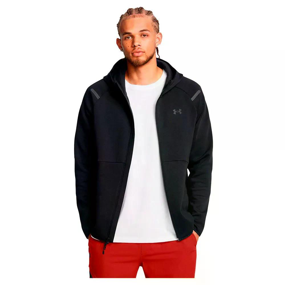 アンダーアーマー アンストッパブル フリース EU フルジップ トレーナー （ Black/Black ） | UNDER ARMOUR Unstoppable Fleece EU full zip sweatshirt  [t]