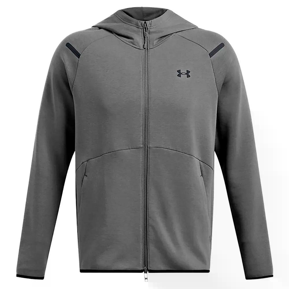 アンダーアーマー アンストッパブル フリース EU フルジップ トレーナー （ Castlerock/Black ） | UNDER ARMOUR Unstoppable Fleece EU full zip sweatshirt  [t]
