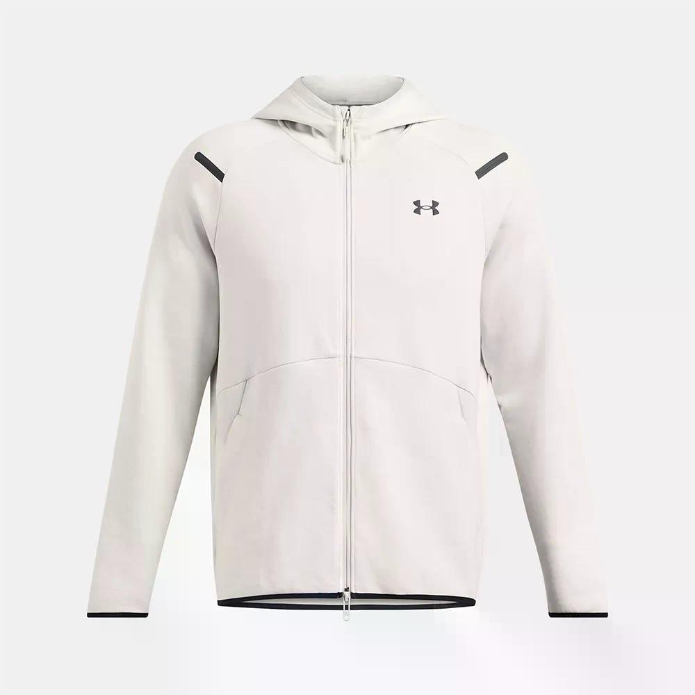 アンダーアーマー アンストッパブル フリース EU フルジップ トレーナー （ SummitWhite/Black ） | UNDER ARMOUR Unstoppable Fleece EU full zip sweatshirt  [t]