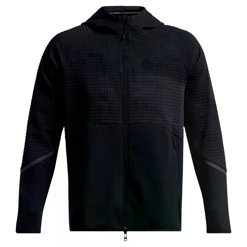 アンダーアーマー アンストッパブル フリース テクスチャード フルジップ トレイナー （ Black/Black ） | UNDER ARMOUR Unstoppable Fleece Textured full zip sweatshirt  [t]