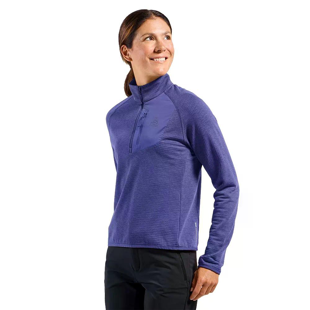オドロ アセント ハーフジップ スウェットシャツ （ SkipperBlue ） | ODLO Ascent half zip sweatshirt [t]