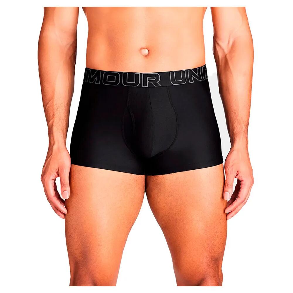 アンダーアーマー パフォーマンス テック 3インチ ボクサー 3枚セット （ 001-Black ） | UNDER ARMOUR Performance Tech 3\