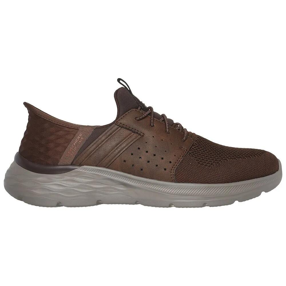 スケッチャーズ ガーナー スニーカー （ Dark Brown Textile / Synthetic ） | SKECHERS Garner trainers [t]｜クライムスワールド 店