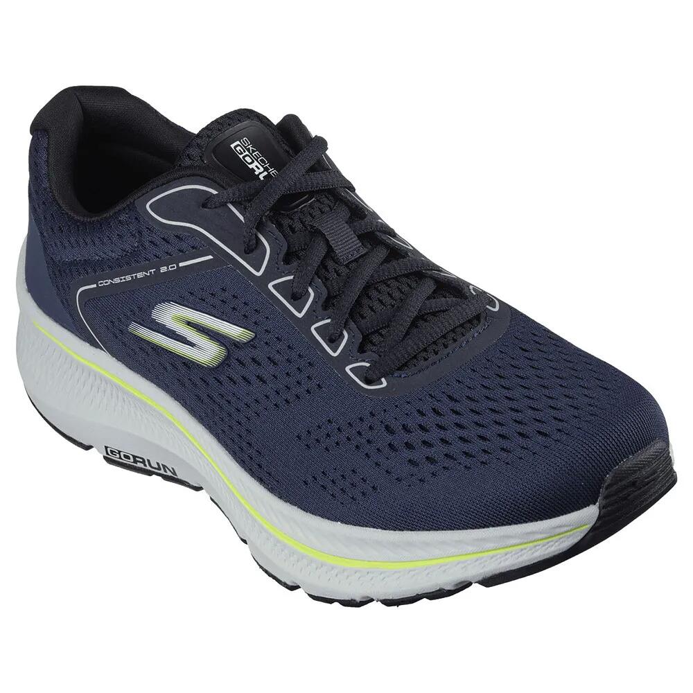 スケッチャーズ ゴー 幽客 コンシステント 2.0 スニーカー （ Navy Textile / Synthetic ） | SKECHERS Go Run Consistent 2.0 trainers [t]