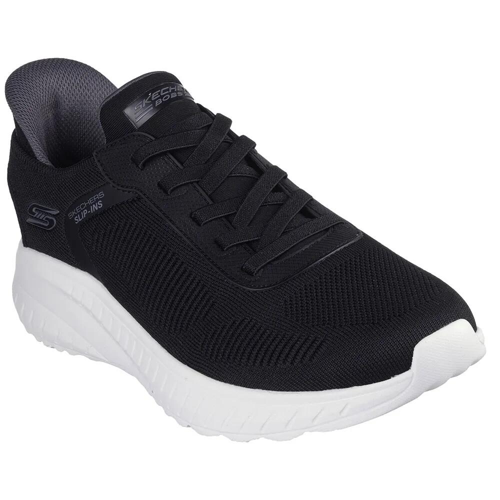 スケッチャーズ ボブズ スクワッド 騒々しい混乱 スニーカー （ Black Knit ） | SKECHERS Bobs Squad Chaos trainers [t]