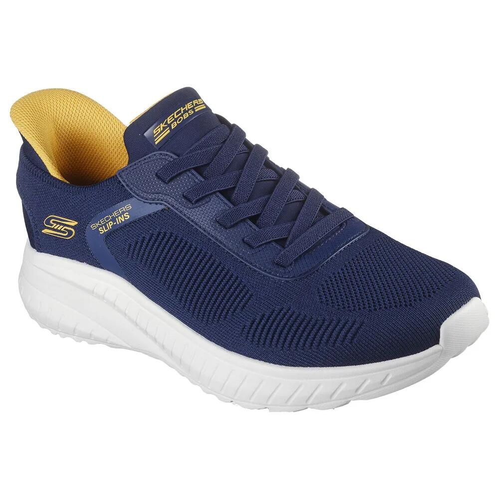 スケッチャーズ ボブズ スクワッド カオス スニーカー （ Navy Knit ） | SKECHERS Bobs Squad Chaos trainers [t]