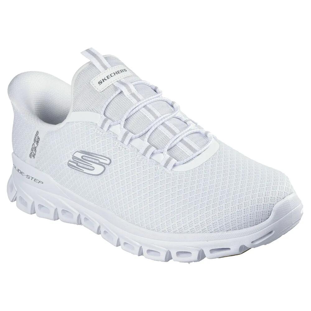 スケッチャーズ グライド ステップ スリップオン シューズ （ White Mesh / Pu ） | SKECHERS Glide Step slip-on shoes [t]