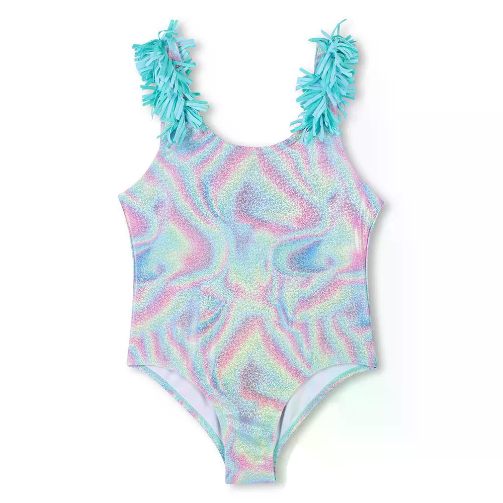 ビリー毛はらい U20917 キッズ 海水着 ガールズ （ BeachGlass ） | BILLIEBLUSH U20917 Kids Swimsuit Girls  [t]