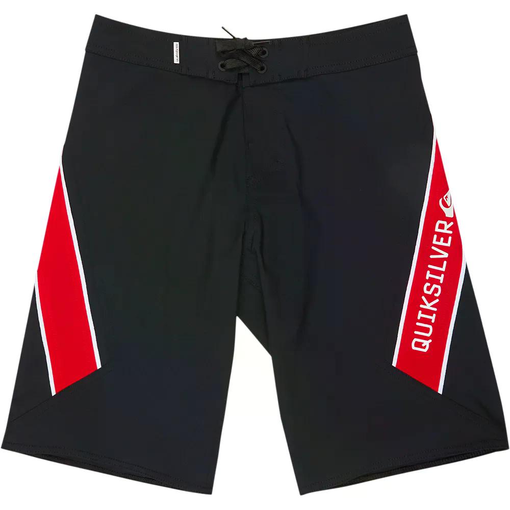 クイックしろがね色 サーフ絹地 クリッカー 19in ボーイズ スイムショーツ 水浴びズボン下 （ Black ） | QUIKSILVER Surfsilk Clicker 19-inch Boys Swim Shorts  [t] メンズファッション-水着