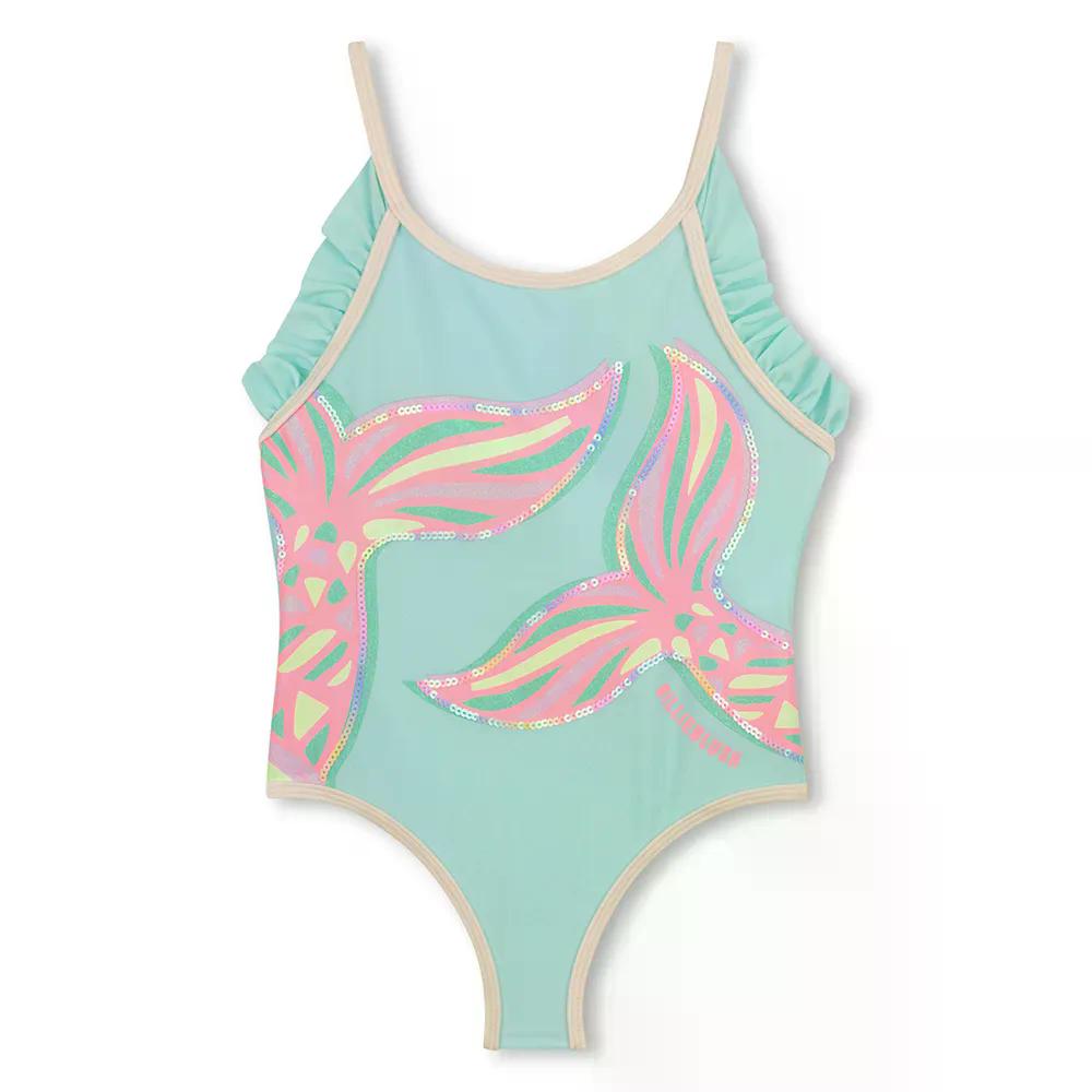 ビリー毛はらい U21966 キッズ 海水着 ガールズ （ Turquoise ） | BILLIEBLUSH U21966 Kids Swimsuit Girls  [t]