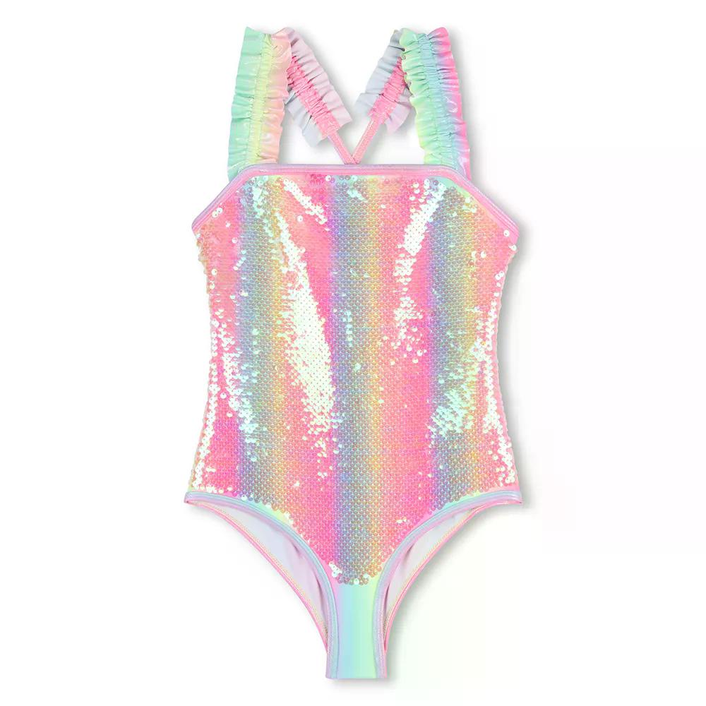 ビリー毛はらい U22200 キッズ 水泳着 ガールズ （ Multicolor ） | BILLIEBLUSH U22200 Kids Swimsuit Girls  [t]