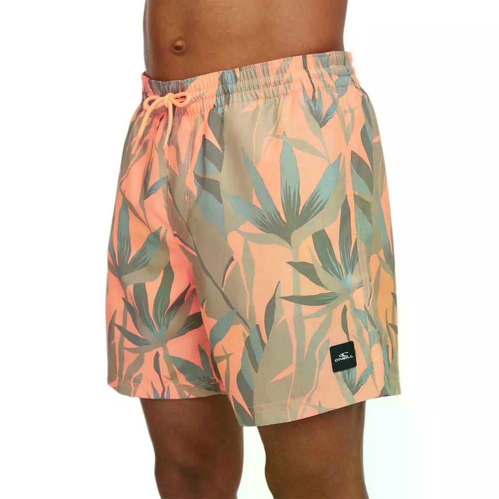 オニール 刷り上げる 16in スイムショーツ 水浴びズボン下 （ OrangeTropicanaBig ） | O\u0027NEILL Print 16-inch Swim Shorts  [t] メンズファッション-水着