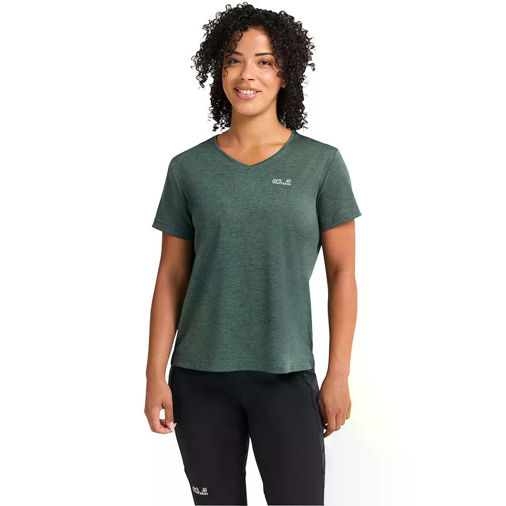 JACK WOLFSKIN Wildtrail 半袖Tシャツ （ SagoPalm ）  [t]