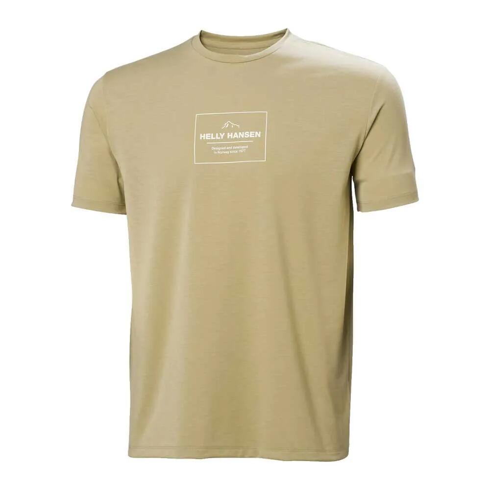 ヘリーハンセン スコグ グラフィック ショート スリーブ Tシャツ （ Pebble ） | HELLY HANSEN Skog Graphic short sleeve T-shirt [t]