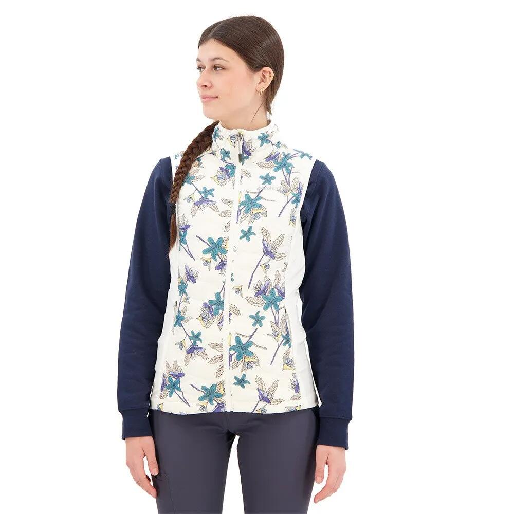 コロンビア パウダー パス ベスト レディース （ SeaSaltTigerLiliesPrint ） | COLUMBIA Powder Pass vest　Women [t]｜クライムスワールド 店
