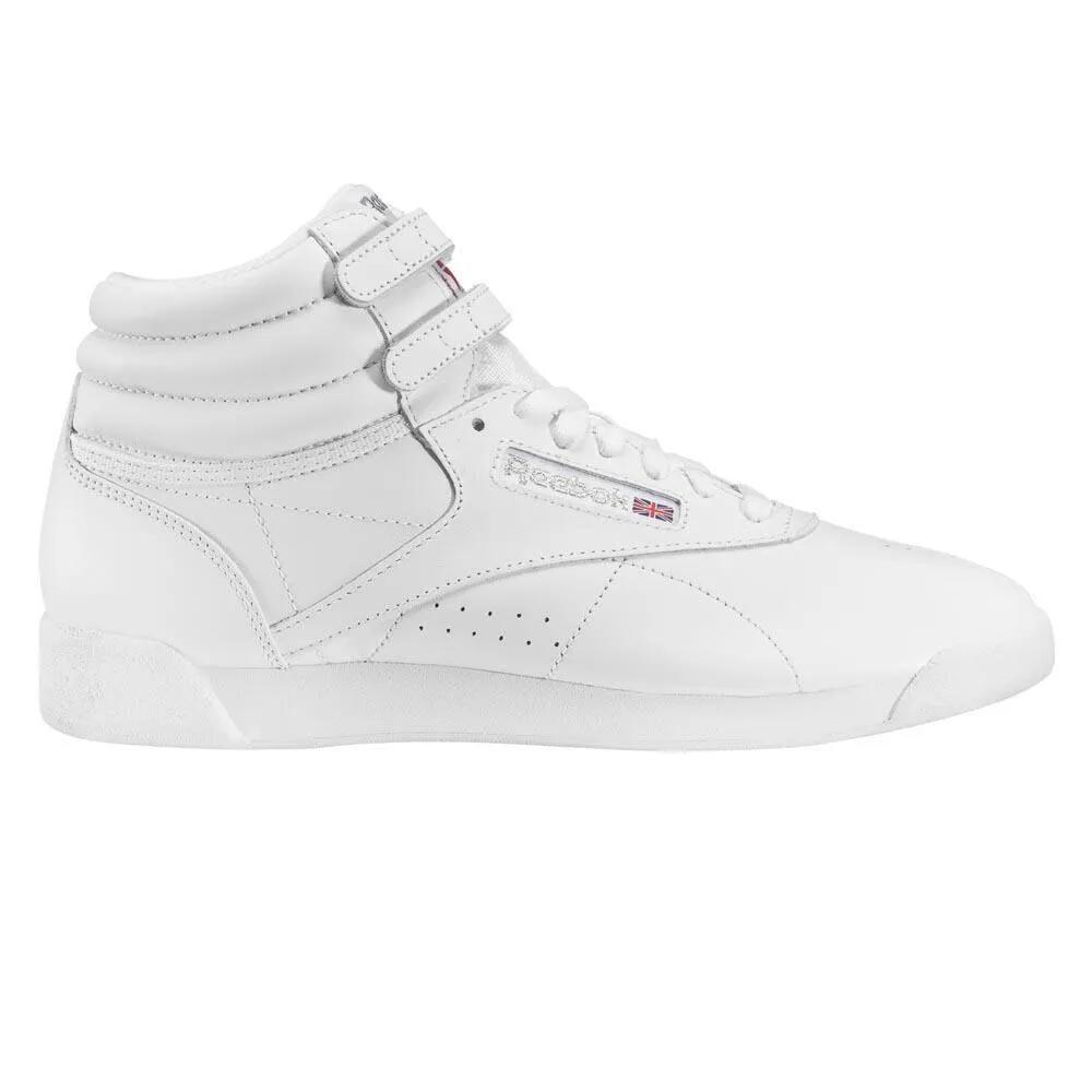 リーボック クラシックス フリースタイル ハイ スニーカー レディース （ white / silver ） | REEBOK CLASSICS Freestyle Hi trainers Women [t]｜クライムスワールド 店